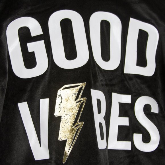 SELF ESTEEM "Good Vibes" BLACK HOODIE - Picture 2 of 8